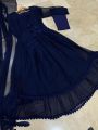Arabic style Double flair front and back chiffoon dress maxi for girls. 