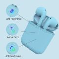 i12 TWS Macaron Bluetooth Earphone Airpods V5.0 3D Touch Wireless Earbuds Headset Sports inPods12 for Android iPhone Computer COD. 