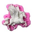 3D Horse Silicone Mold Unicorn Cake Decor Fondant Cookies Moulds Baking Tools. 