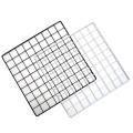 Pack of 2 Iron Girds for Memo Display Notes Display Study Room Wall Art Grid Wall Decor. 