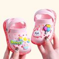 Summer Kids Sandals Hole Children's Shoes Slippers Soft Anti-Skid Cartoon DIY Design Hole Baby Shoes Sandy Beach For Boys Girls. 