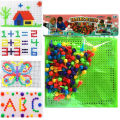 Peg Board Puzzle For Kids - Pegged - jigsaw Brain Game For Boys and Girls. 