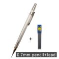 Simple Transparent Mechanical Pencil 0.3 0.5 0.7 0.9mm Automatic Pencil Lead Refill Art Painting Writing Supplies Stationery. 