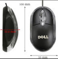 DELL Wired Usb Optical Mouse - Small Size, Ultra-Sensitive, Red Light. 