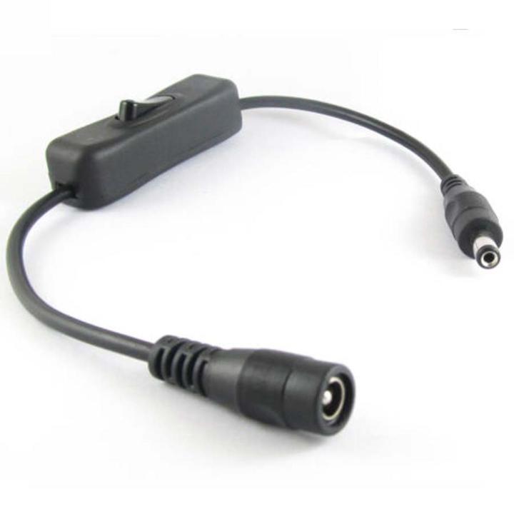 DC Male to Female Power Switch Cable Connector 30cm