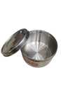 Duro Stainless Steel Stackable Round Food Storage Containers Set of 7 Sizes. 