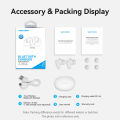 Vention Elf E01 Bluetooth 5.3 Earphone Wireless Earbuds Headset Smart Noise Canceling Sport Gaming Sweatproof Built-In Microphone Touch Control TWS True Wireless Earbuds. 
