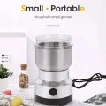 AS Happy Mall| Mini Electric Grinder: Coffee Maker, Stainless Steel Blade, Spice Kitchen, Juicer Blender, High-Quality Chutney Maker, Spice Pepper Grinder| Electric Mini Grinder For Kitchen. 