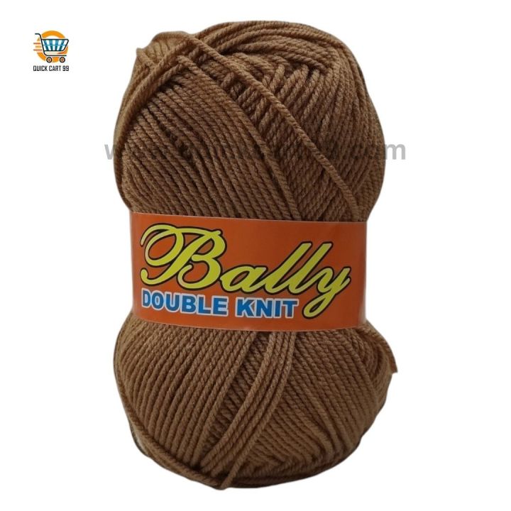 1pc Bally Double Knit Wool Yarn - 100% Acrylic, 75-80g Ball for Knitting & Crochet Projects