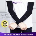 WONDERFUL Handsock Men Women Hand Sock Muslimah Sarung Tangan Motor Cooling Hand Sleeve Ice Silk Sleeveless Korean Sun protection Arm Sleeve Aqua x Breathable Handsock. 