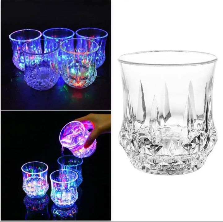 Lighting Glass, Rainbow Color Changing Flashing Light Cup, Led Glass ...