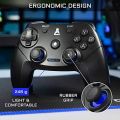 The G-Lab K-Pad Thorium Gaming Controller PC & PS3 with USB – Built-in Vibration – Joystick for PC with Windows XP-7-8-10, PS3, Android (Black) (Wireless), K-PAD-THORIUM-WL. 