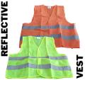 Safety Reflective Vest | Reflective Jacket | Safety Vest | Safety Reflective Jacket | Yellow and Orange Reflective Vest. 