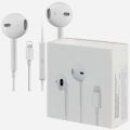 In Ear Lightning Connector Handfree for iPhone Handsfree Wired Earphones with Mic for iPhone 7 to 14 Pro Max and iOS Devices. 