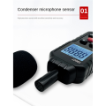 JAERBEE Digital Sound Level Meter,Sound Meter For Classroom Home Street,30-130DBA DB Meter to Measure Noise,Noise Decibel Reader. 