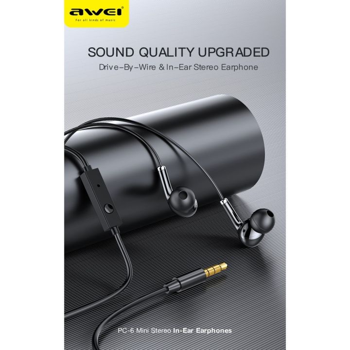 Awei%20PC-6%20Mini%20Stereo%20In-Ear%20Earphones%20Explosive%20Bass%20Headphones%20with%20Noise%20isolation%20Excellent%20Sound%20Quality%20-%20Image%202