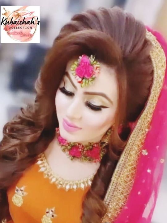 Bridal jewellery set, Artificial flower jewellery for mehndi,  mayon flower jewellery