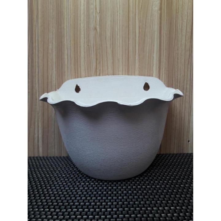 Wite Wall Basket Hanging Pot