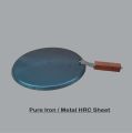 Iron Hot Plate Full Size Metal 12 Inch 13 Inch 14 Inch Durable Quality Heavy Duty for Roti Maker Hot Plate Iron Tawa 33cm Tawa for Pratha Dosa Maker Iron Pan for Chapati Ulta Tawa Metal Loha Tawa Original With Wooden Handle. 