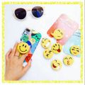Day2day Mall Pack of 2 Emoji Designs Pop Socket Mobile Holder Stand. High Quality Pop Sockets. 