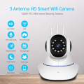 Hilink® Wifi Camera 360° View Rotatable Hd Wireless Cctv Camera IP Home Security Camera Cctv Camera Mini Wifi  Color Night Vision Two Way Audio Motion Detection SD Card Slot V380 White. 
