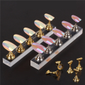 OUMERY 3X Magnetic Acrylic Manicure Tools Nail Practice Hand Nail Exercises Pedestal Nail Supplies Nail Tips Display Stand. 