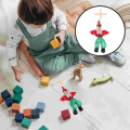 Wooden Marionette Pull String Puppet String Puppet Funny String Toys for Kids Party Favor. 