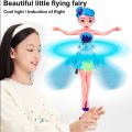 Sensor Princess Flying Doll Magic Flying Fairy Princess Doll Sky Dancer Flying Butterfly Doll Infrared Induction Flying Light Up Toy Playing Game Fairy Remote Control. 