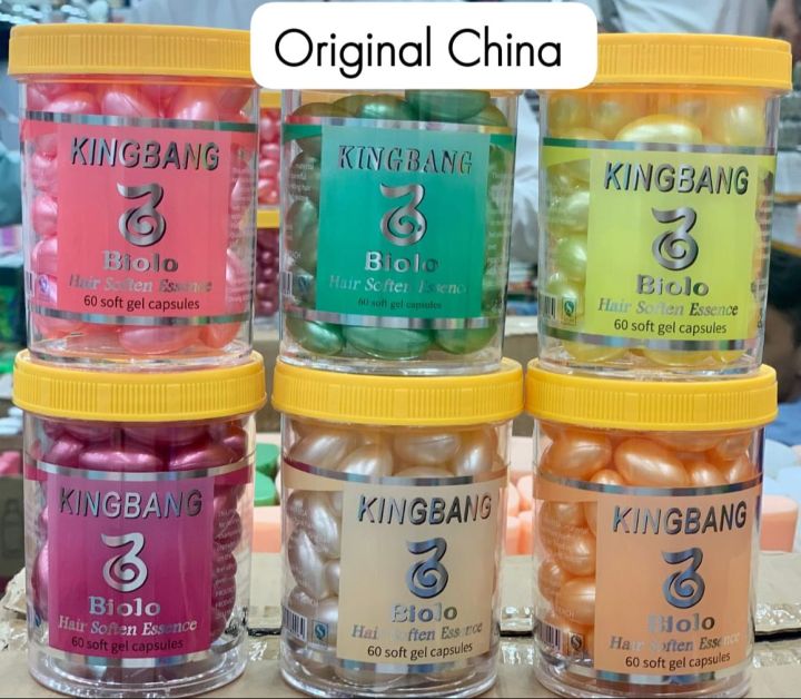 Kingbang Biolo Hair Softgel Capsules For Hair 60 Capsules Random Color