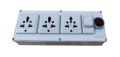 Extension Board with Voltage Display 10 Ft Long Cable and Without Cable 3 pin Universal Sockets. 