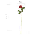 Red color Artificial flowers bouquet High-quality /faux flowers Silk material Red silk rose flower Bouquet arrangement Rose flower design Wedding home table decoration for Wedding decoration Home. 