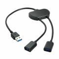 USB HUB 3.0 HUB Converter One for Two Is Suitable for Computer Octopus Splitter General High Speed. 