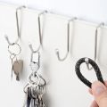 Over The Door Drawer Cabinet Hook , 304 Stainless Steel Double S-Shaped Hook Holder Hanger Metal Heavy Duty Free Punching Door Back Hanging Clothes Hook Organizer for Towel Cloth Bags Sundries. 