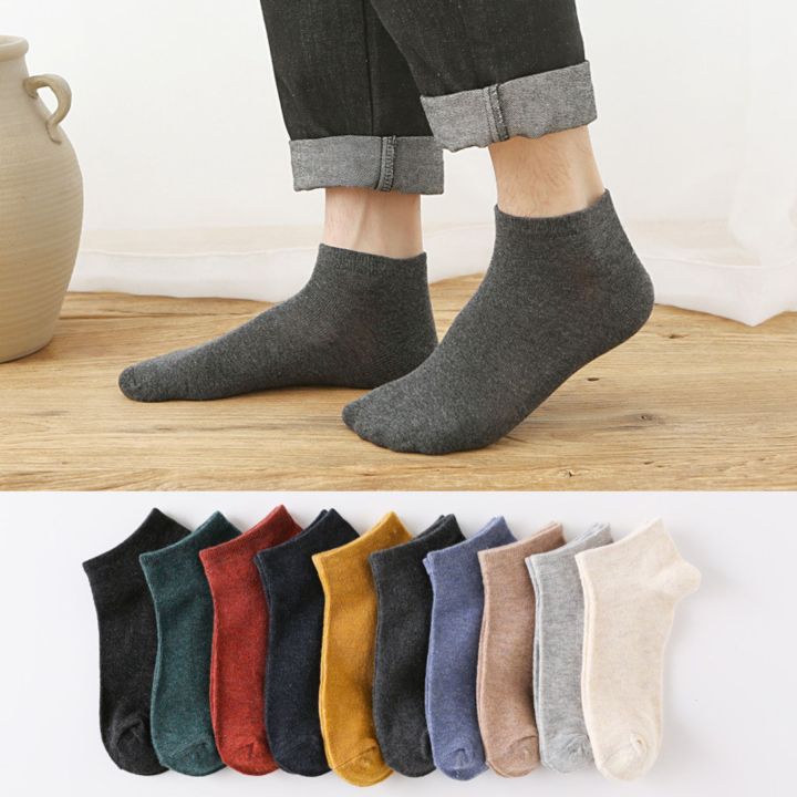 BIN-B%20%206%20Pairs%20Cotton%20Ankle%20Socks%20For%20Men%20Women%20-%203%20Random%20colors%20-%20Image%207