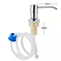 304Stainless Steel Kitchen Sink Detergent Soap Hydraulic Extractor Washing Basin Extension Pipe Strip Washing Liquid Liquid Dispenser. 