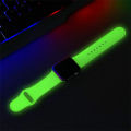 For AppleWatch silicone luminous watch strap, iwatch1-9/SE smartwatch strap. 
