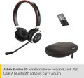 Jabra Evolve 65 MS Wireless Headset, Stereo – Includes Link 370 USB Adapter – Bluetooth Headset with Industry-Leading Wireless Performance, Advanced Noise-Cancelling Microphone, All Day Battery. 