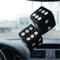 Pair Of Hanging Dice Soft Fulfy Foam Made For Car Home & Office Use. 