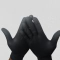Premium Black Rubber Gloves - Pack of 50 Disposable Black Examination Nitrile Gloves -Latex Nitrile Gloves. 