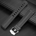Curved End 20mm Rubber Strap for Omega Seamaster 300 Replacement Wristband Bracelet Women Men Band Waterproof Watch Accessories. 