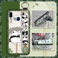 Silicone Phone Holder Phone Case For Samsung Galaxy A30/A20/M10s Cute Fashion Design panda protective ring Anti-dust. 