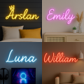 Personalized LED Neon Sign Custom Name Light for Room Decor, Wall Art, and Special Events - Multi-Color & Sizes. 