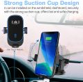 KKM Wireless Car Charger, 15W Auto-Clamping Wireless Car Charger Mount, Air Vent Dashboard Car Phone Holder. 