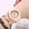LM Fashion Creative Simple Wood Grain Men's Leisure Watch Quartz Wrist Watch.