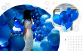 70pcs 9 inch Dark Royal Blue Latex Balloons without shinny Garland for Birthday Party Decoration Graduation Wedding Bridal Baby Shower Celebration helium balloon matte balloons. 