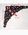 Wall Decoration Borders for Frame Premium Quality Pack of 04 ( 5.5 x 5.5 x 3). 