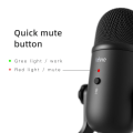 FIFINE K678 USB Condenser Microphone Condenser for PC Mac PS4 iOS Android - With Headphone Output & Volume Control, Mic Gain Control, Mute Button - For Podcasting, Vocals, Gaming, Streaming, YouTube Recording. 