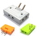 High Quality 180 Degree Foldable Wall Socket Extension Rotatable  | 3 AC Outlet Power Strip Multiprise 1 Convert 3 Extension Eu Power Plug Adapter For Home. 