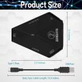 C91 Keyboard & Mouse Adapter for PS4, Xbox One, Switch, PS3, PC Black. 