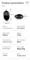 Ultra High DPI Wired Optical USB Mouse with Fancy Lights, Plug and Play Ergonomic Mouse for Computer, PC & Laptop. 